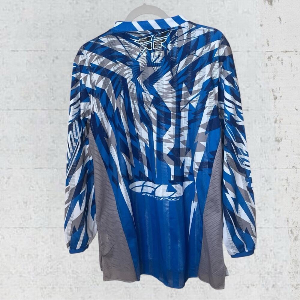 Fly Racing Men’s Kinetic Mesh Tech Jersey Size Small Motocross Dirt Bike - Picture 3 of 7